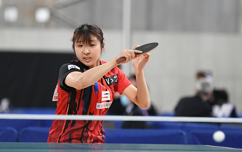 学生女王・出澤杏佳の「すごさ」。パワー対パワーではなく、相手の嫌なところを突く卓球