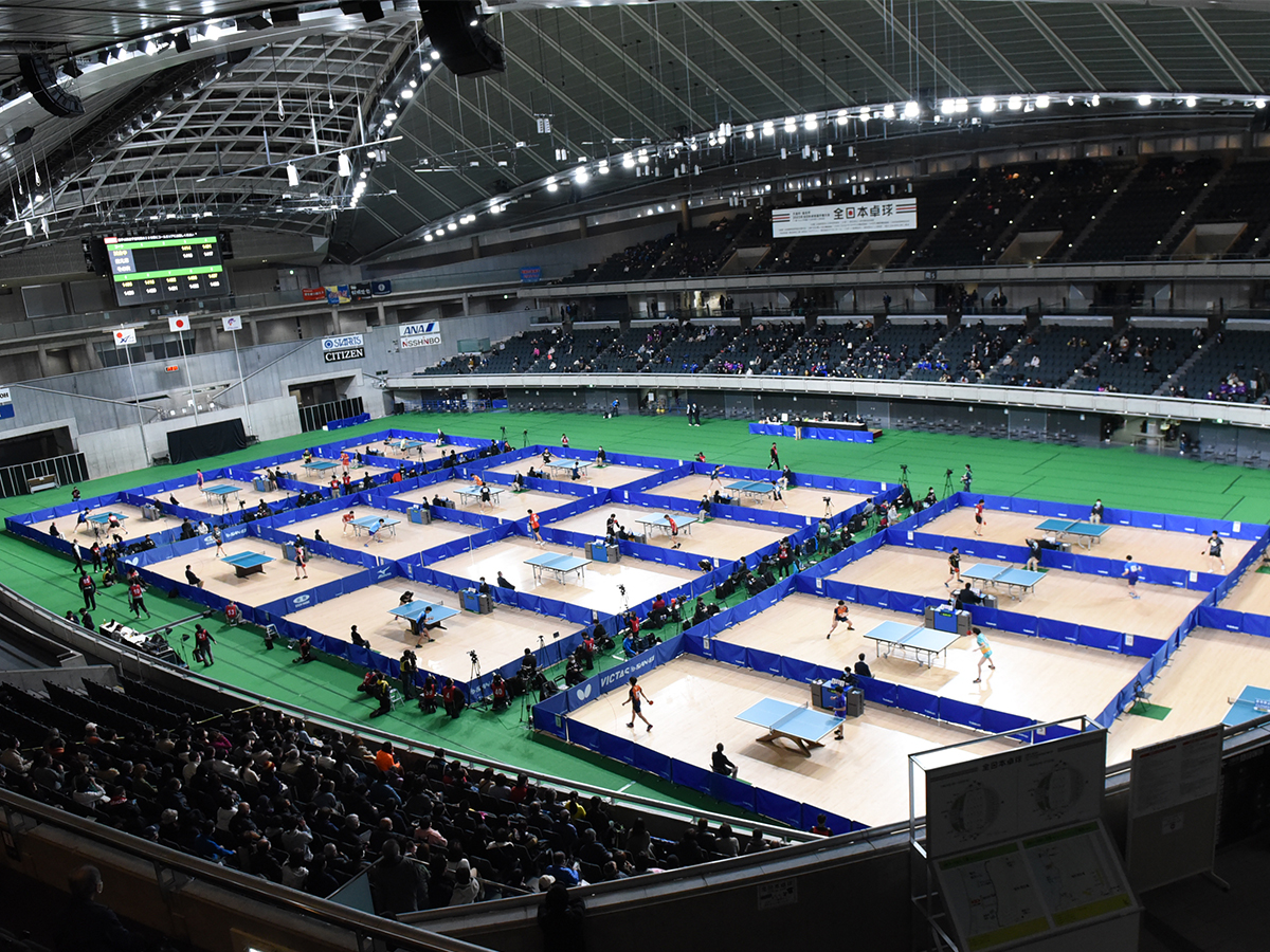 VICTASの全日本卓球速報がスタート。東京体育館から大会の魅力をお伝えします！