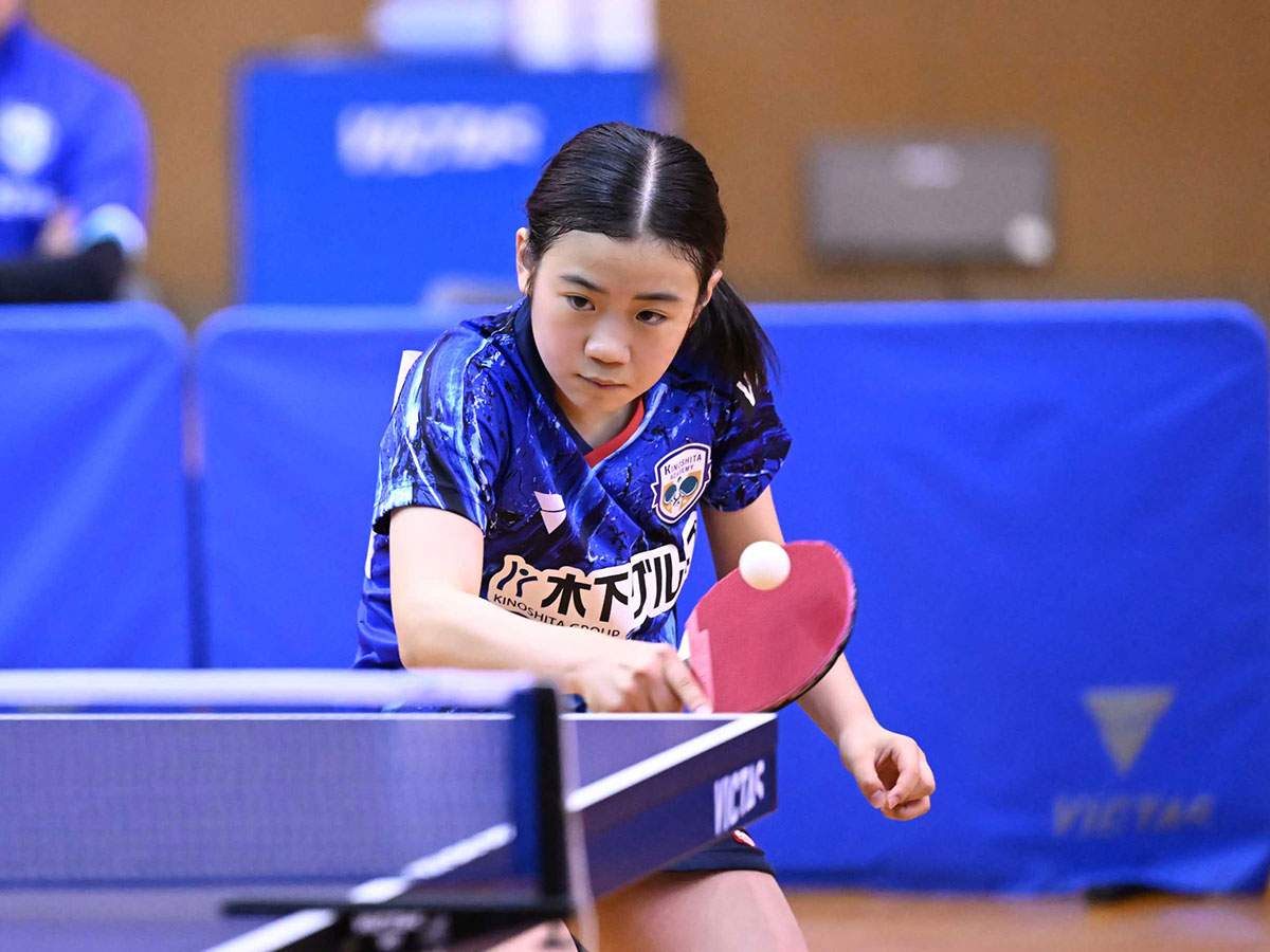 全日本カデット13歳以下女子は瓜生日咲が制覇。驚異の粘りでフルゲームの激戦に3連勝